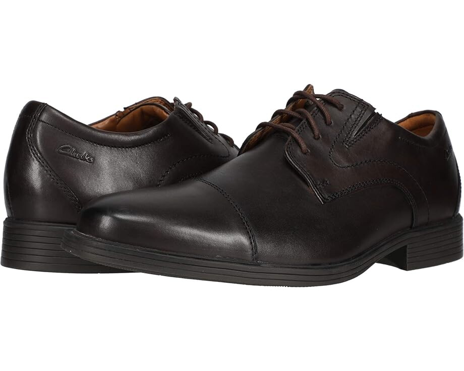 

Оксфорды Clarks Whiddon Cap, цвет Dark Brown Leather