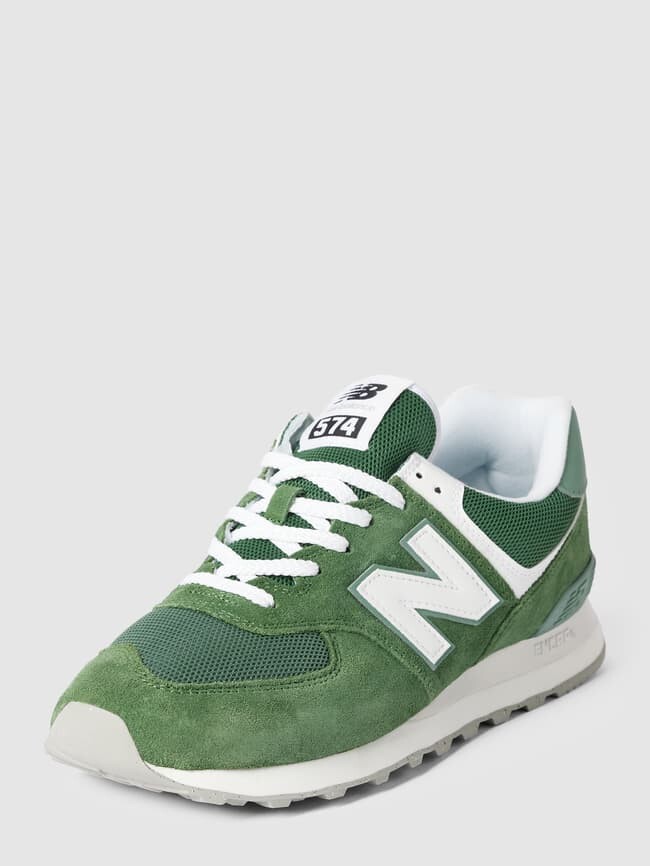 

Кроссовки из микса кожи New Balance, мятный