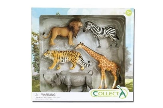 Ollecta, Коллекционная фигурка, 9 диких животных в подарочной коробке Collecta