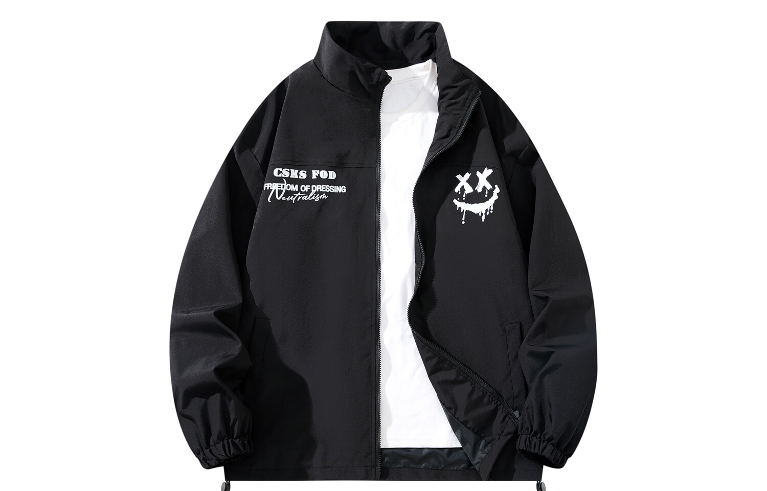 

Куртка унисекс CSKS, Off-white (бесплатная футболка + сумка через плечо)