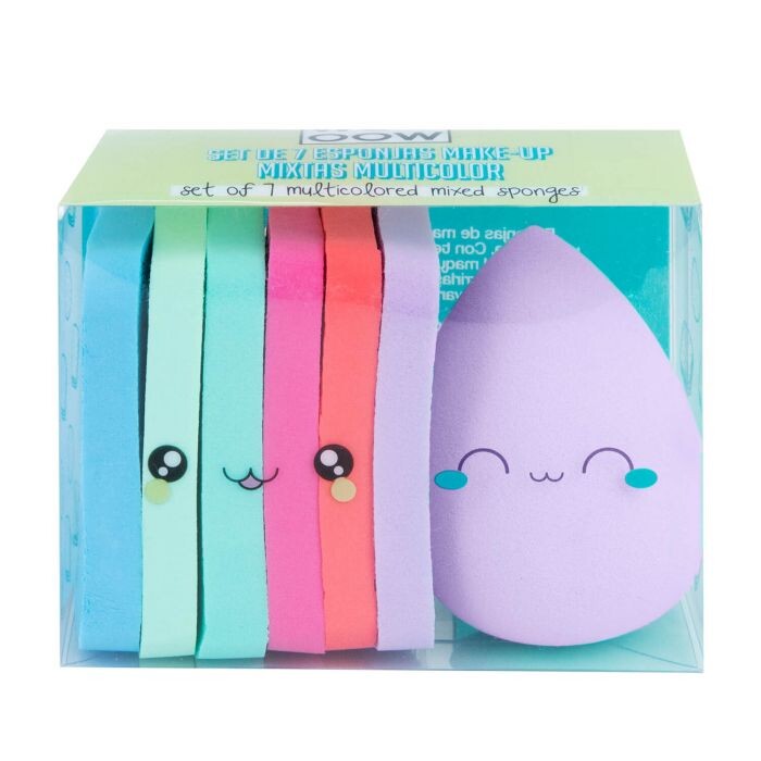 

Набор косметики Set 7 Esponjas Makeup Mixtas Multicolor Woo Oow, Morado