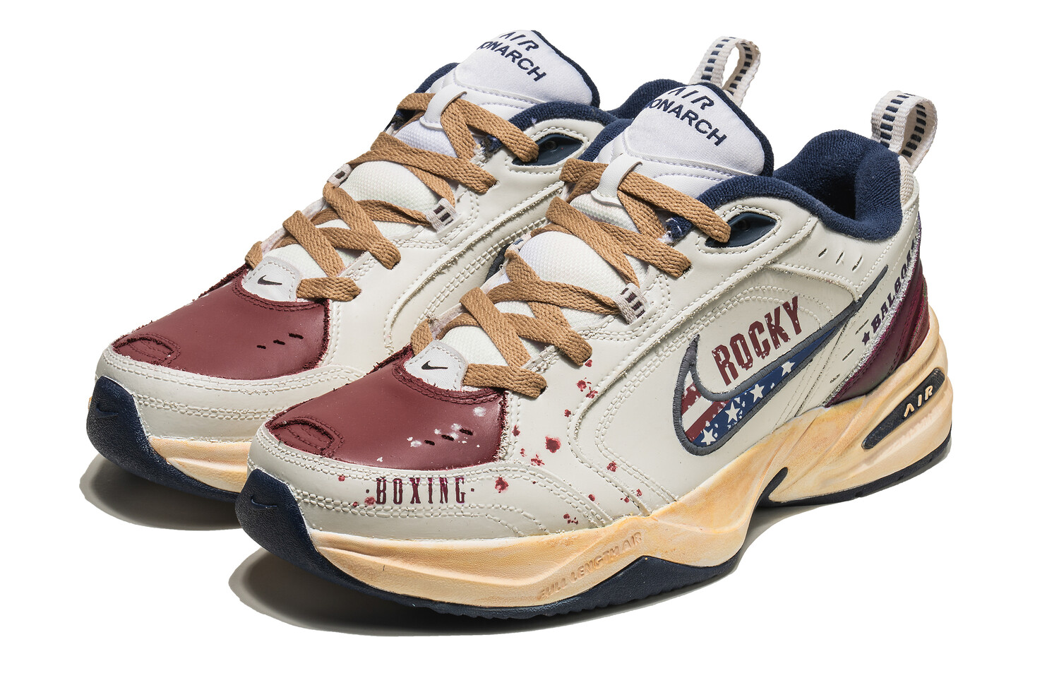 

Кроссовки Nike Air Monarch 4 Chunky Sneakers Unisex Low-top Beige/White, цвет Off White