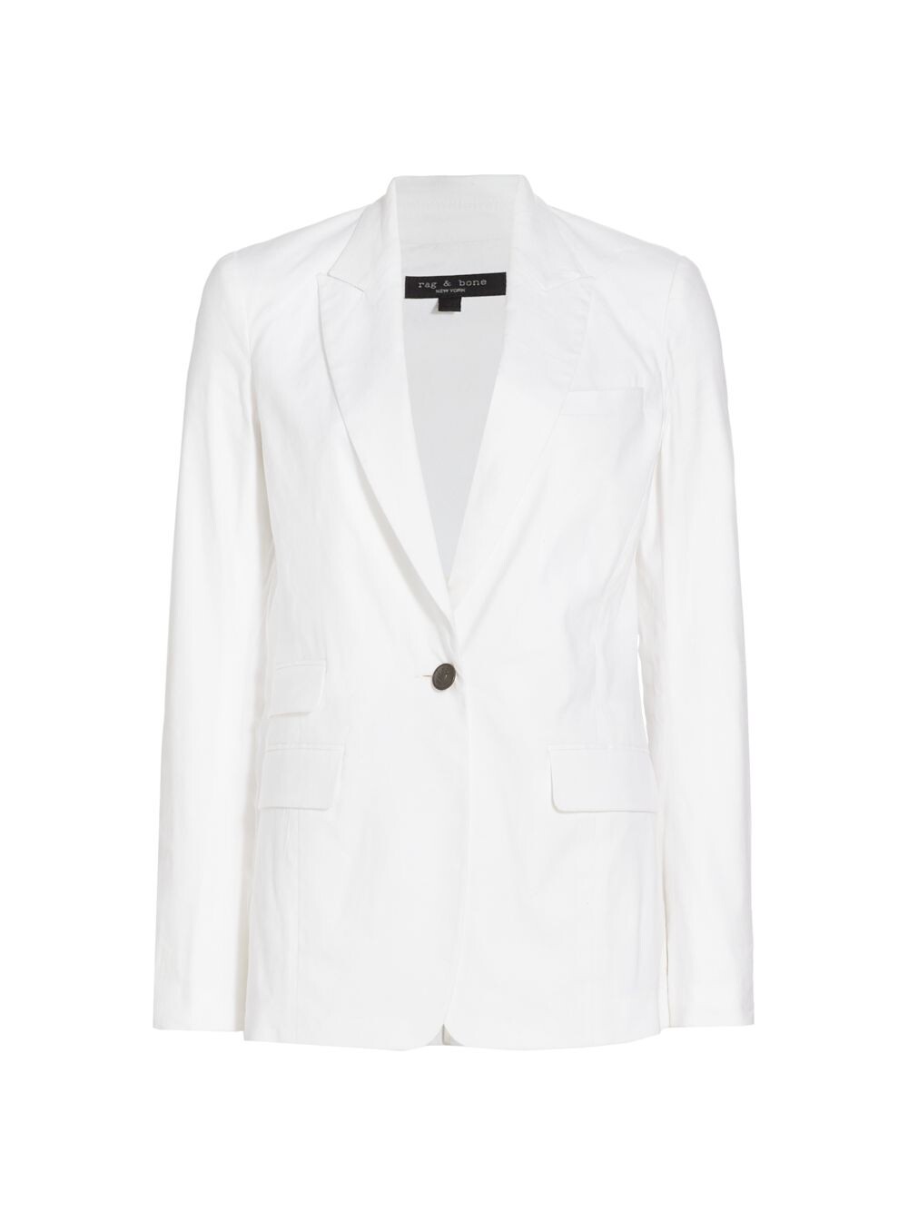 

Пиджак Foster из смеси льна rag & bone, белый