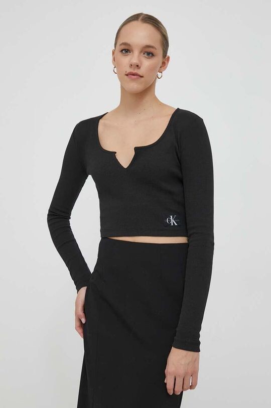 

Рубашка с длинным рукавом Calvin Klein Jeans, черный