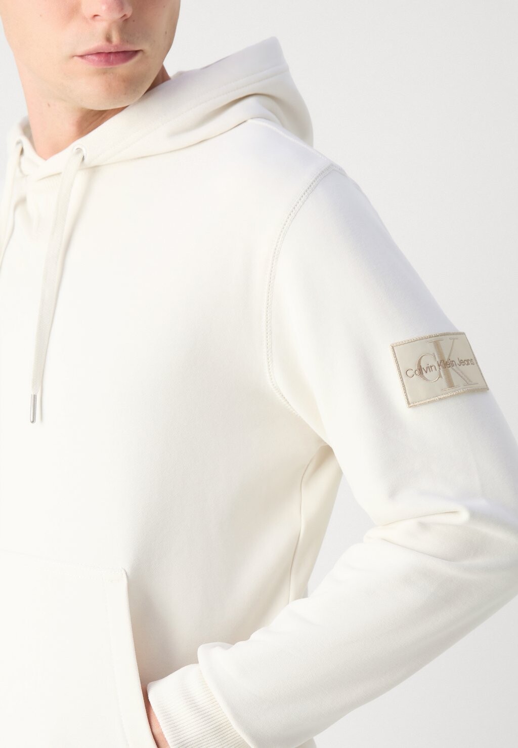 

Толстовка с капюшоном Calvin Klein, цвет Ivory