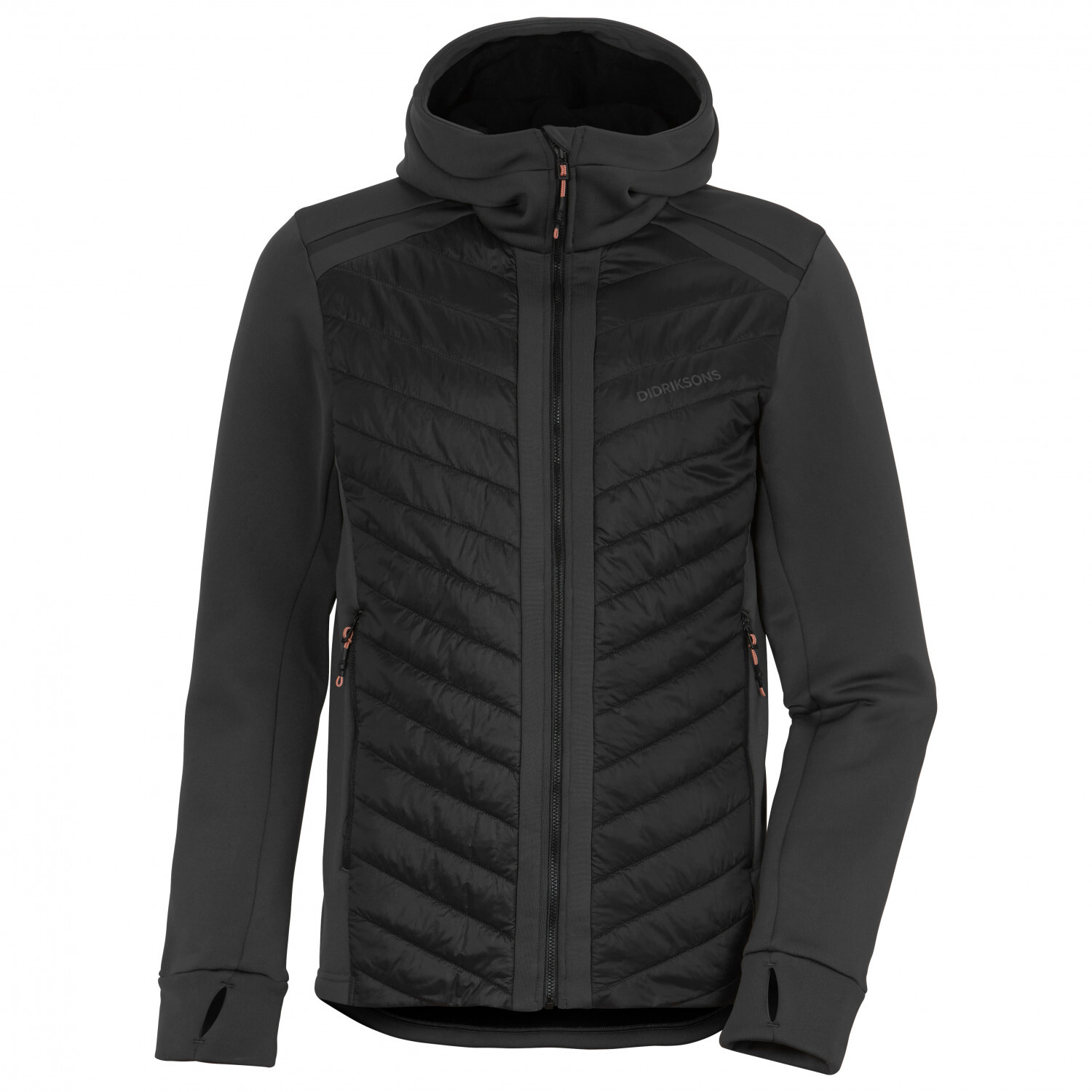 

Куртка из синтетического волокна Didriksons Zuko USX Full Zip, цвет Coal Black