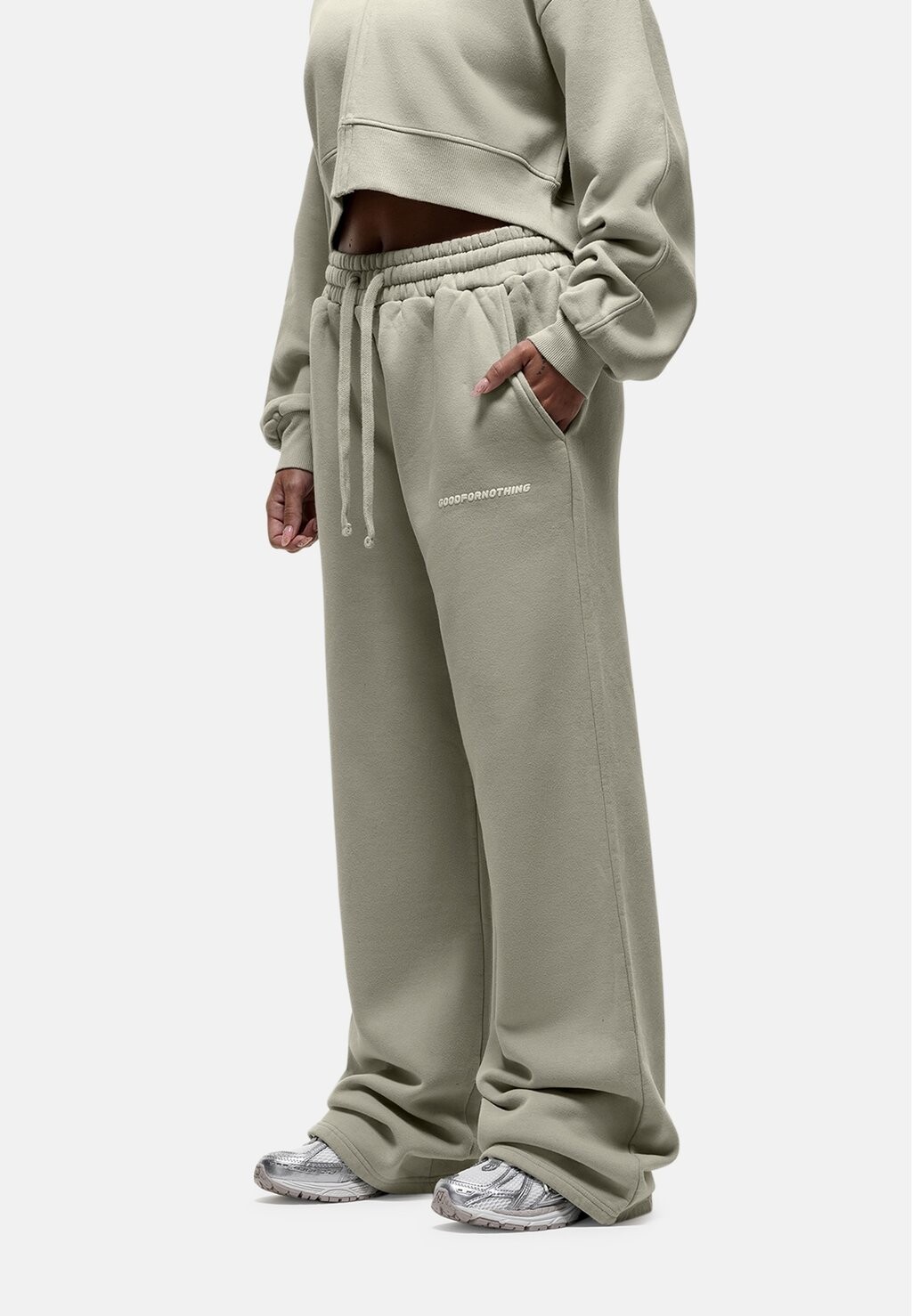 

Спортивные брюки LOGO WASHED JOGGER Good For Nothing, цвет Stone