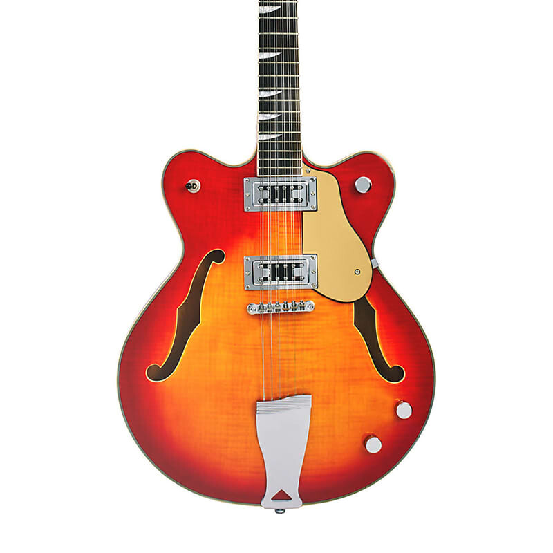 

Электрогитара Eastwood Guitars Classic 12 Fireburst - 12-string Semi Hollowbody Electric Guitar - NEW!