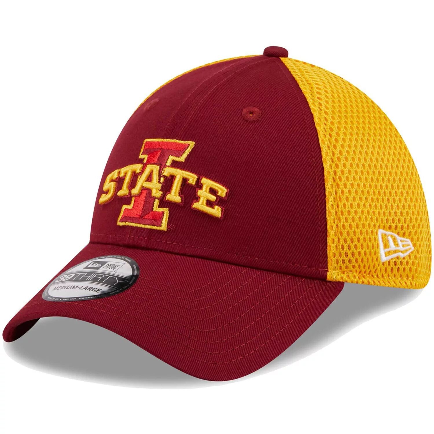 

Мужская кепка New Era Cardinal Iowa State Cyclones Evergreen Neo 39THIRTY Flex Hat