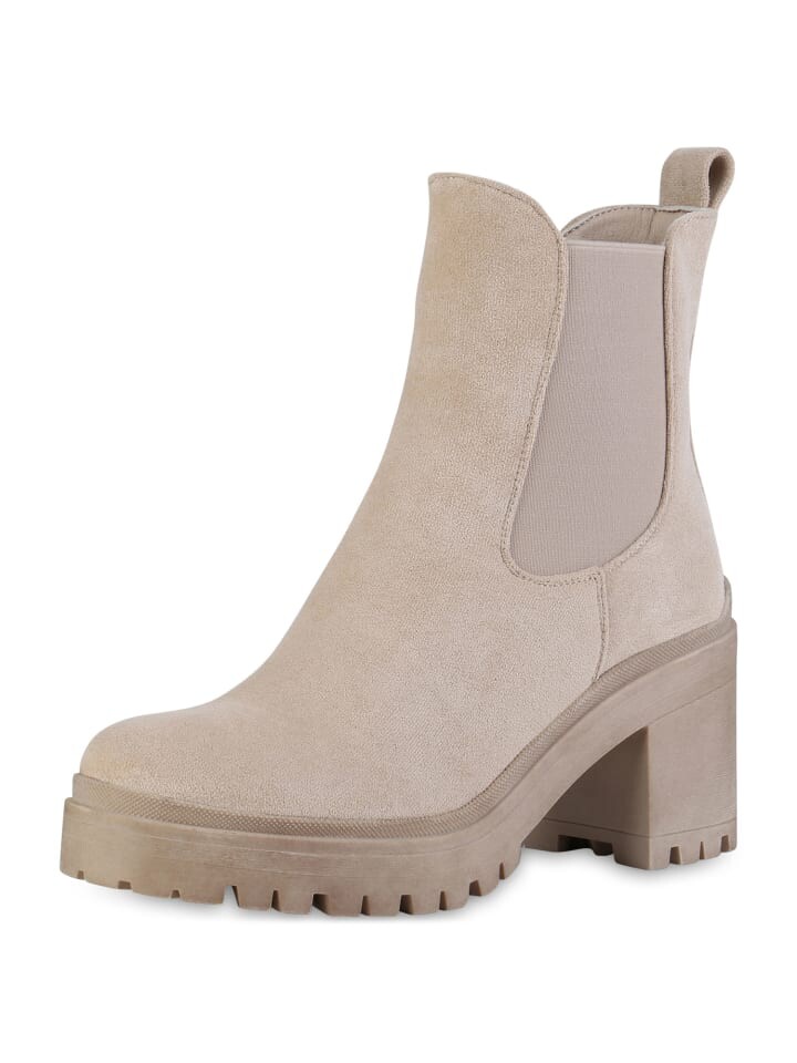 

Ботинки челси VAN HILL Chelsea Helena, цвет beige velours