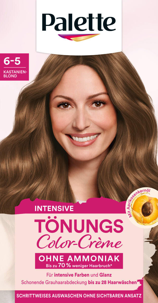 

Краска для волос Color-Crème 6-5 каштановый блондин 1 шт. Poly Palette