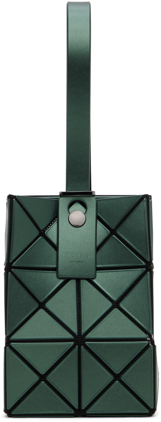 

Зеленый клатч Lucent Metallic Bao Bao Issey Miyake, цвет Dark green