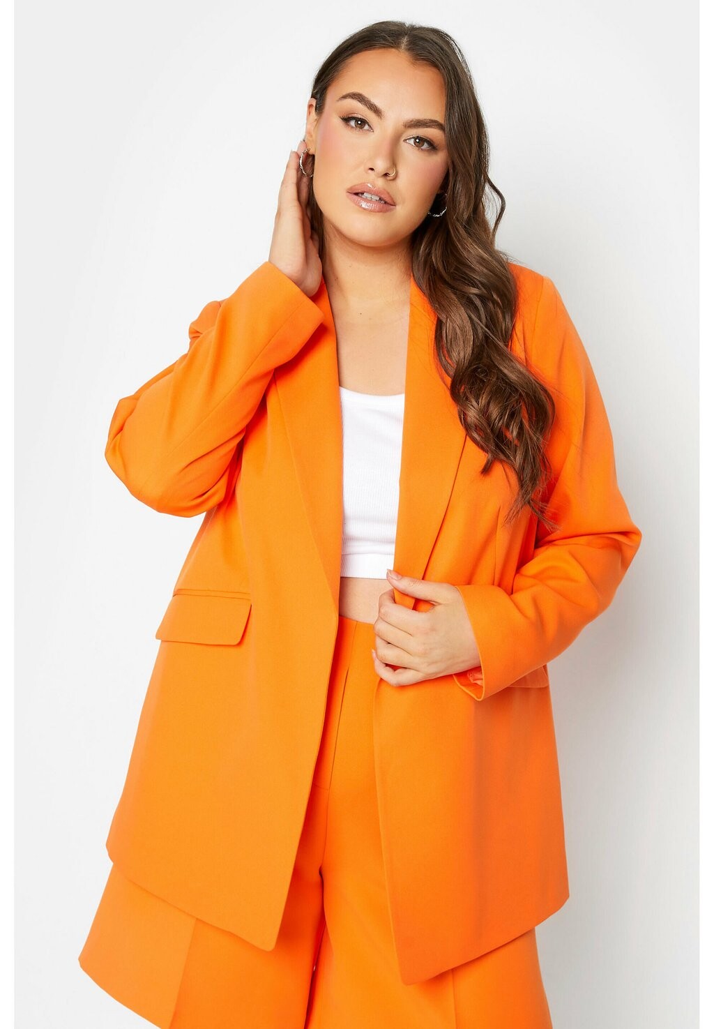 

Короткое пальто Yours Clothing, оранжевый