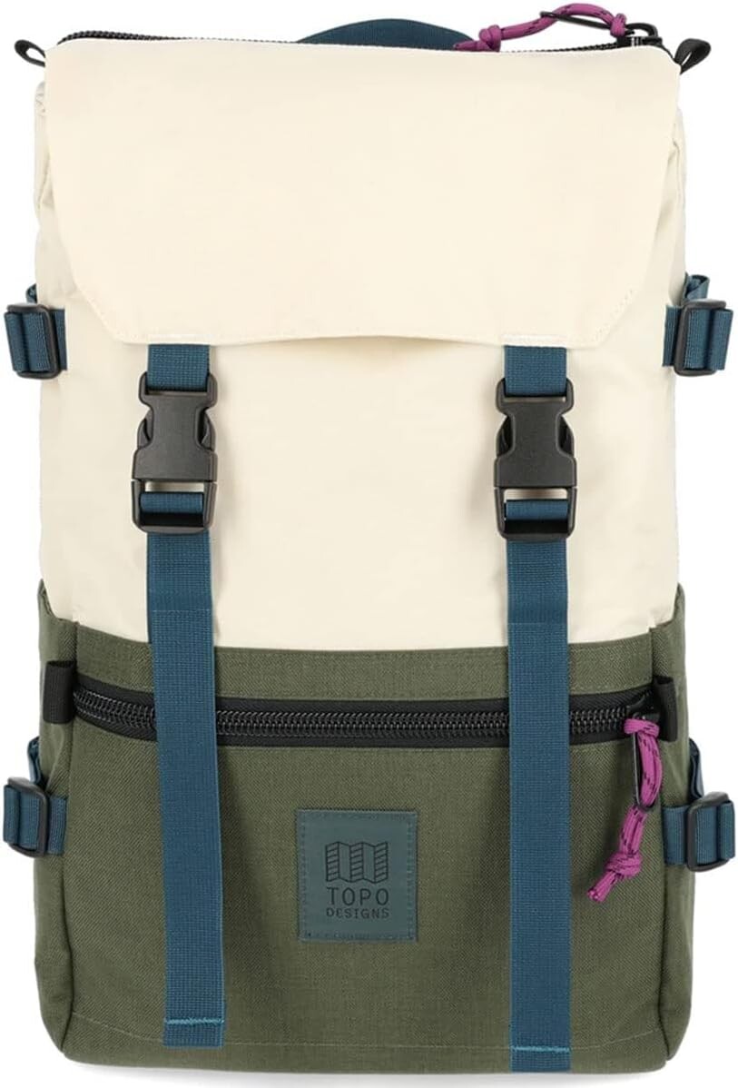 

Рюкзак Rover Pack Classic Topo Designs, цвет Bone White/Olive