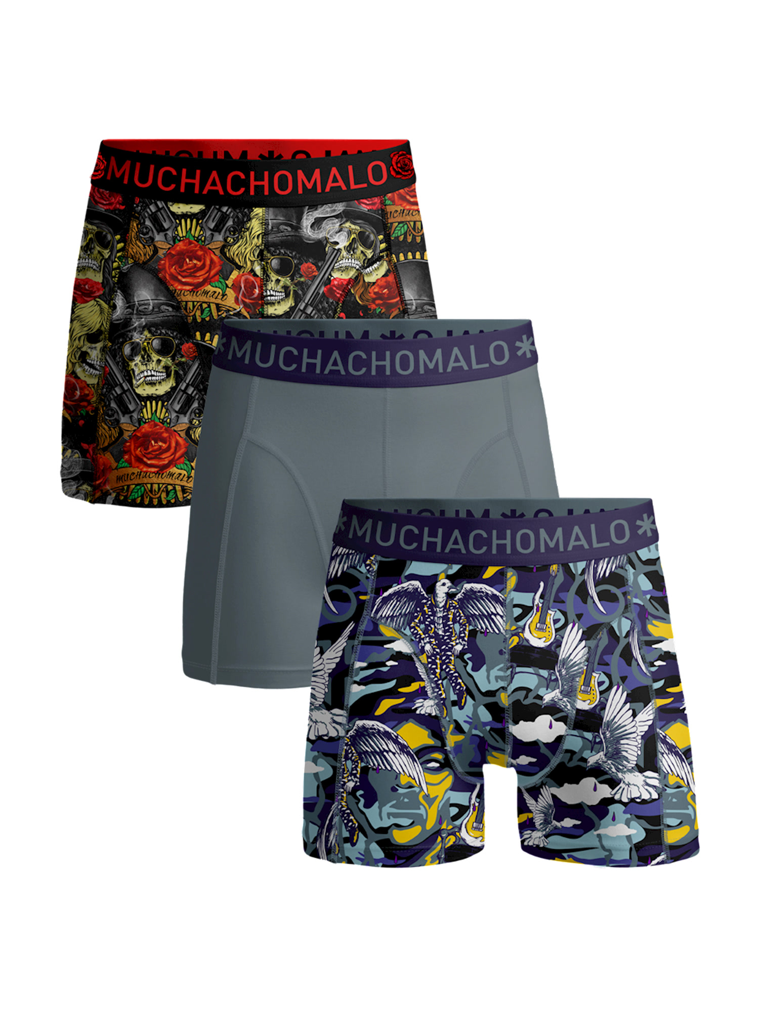Боксеры Muchachomalo 3er-Set: Boxershorts, разноцветный боксеры skiny 3er set boxershorts цвет blau türkis hellblau