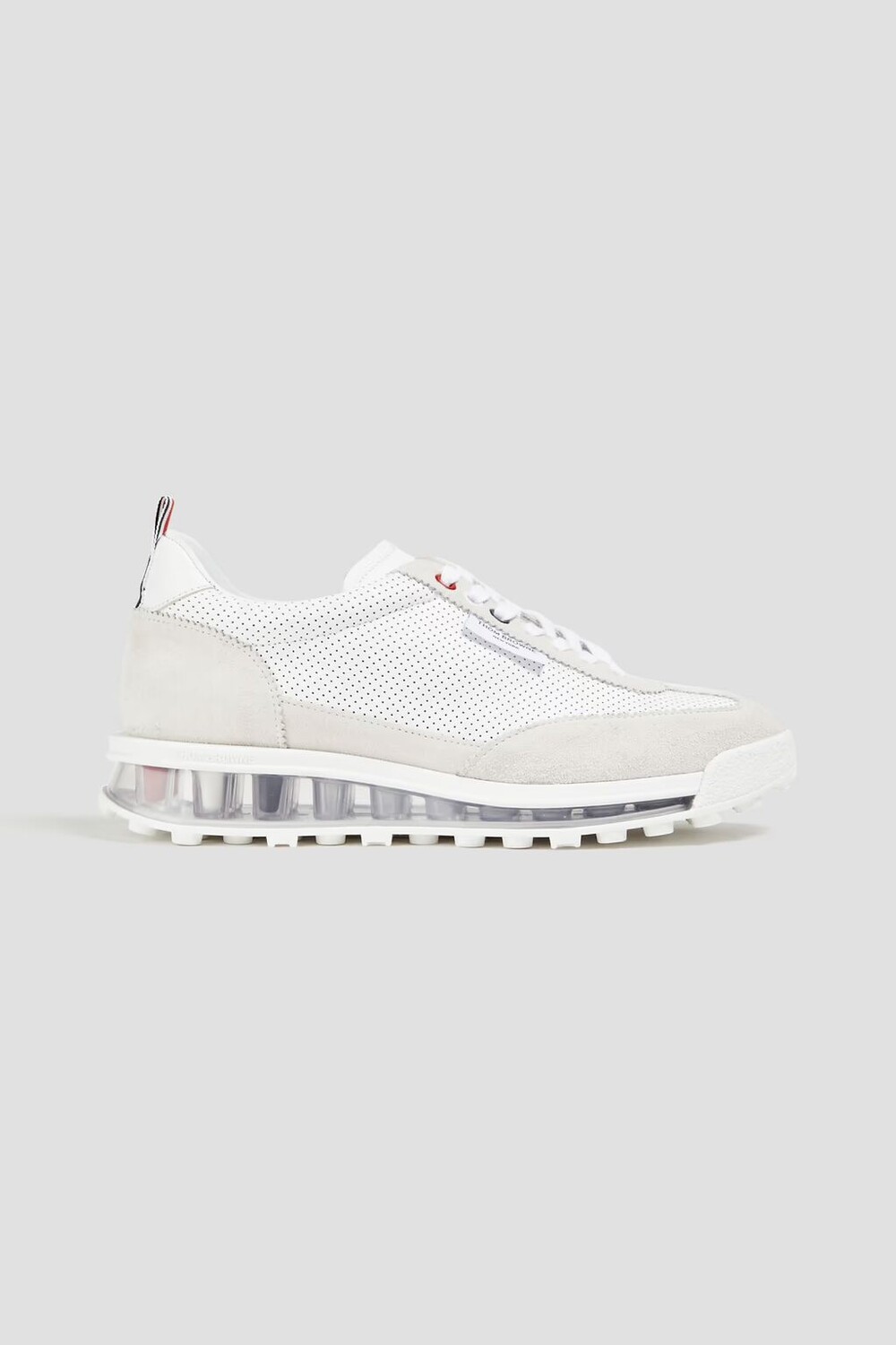 

Кроссовки Tech Runner из перфорированной кожи Thom Browne, белый
