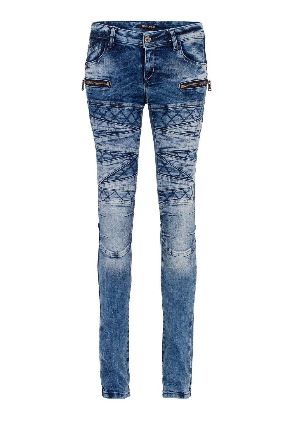 Узкие джинсы CIPO & BAXX, синий