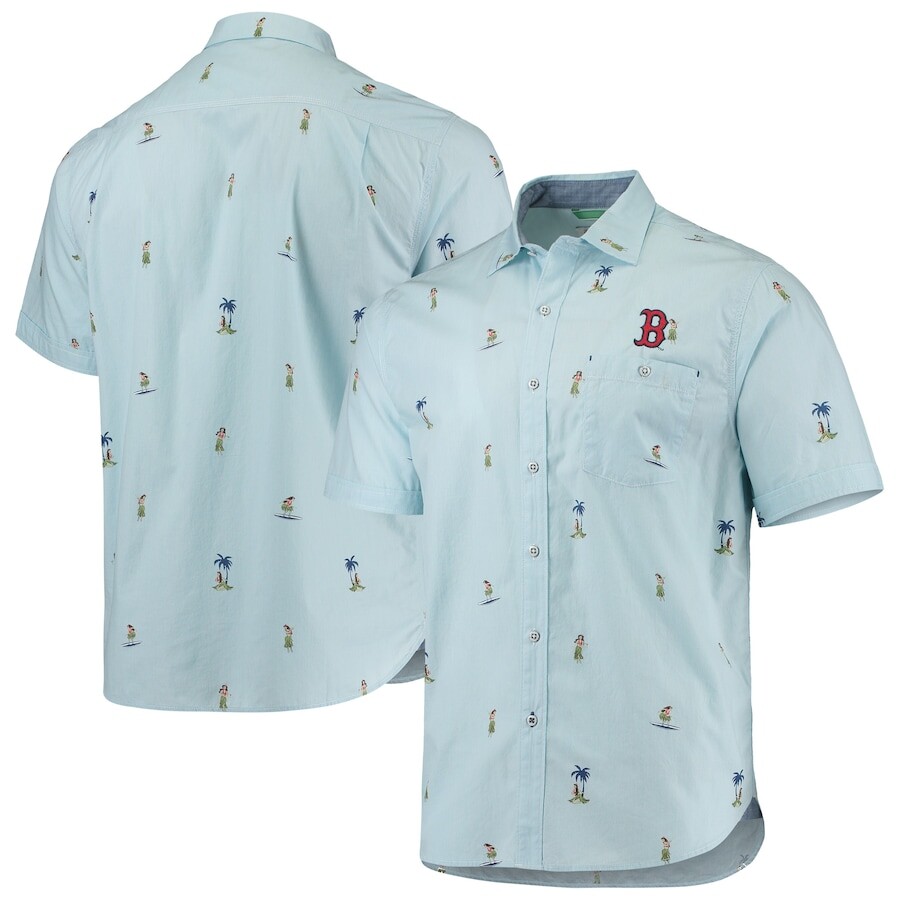 

Рубашка Tommy Bahama Boston Red Sox, синий