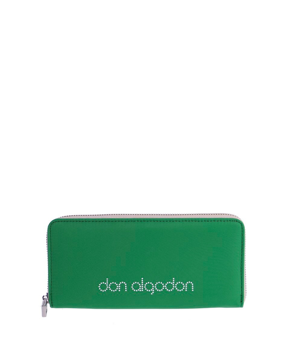 Зеленый женский кошелек на молнии Don Algodón, зеленый духи don algodon hombre don algodon 200 мл