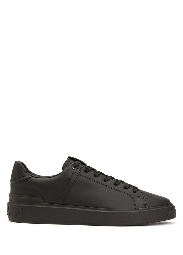 

Черные мужские кожаные кроссовки b court Balmain
