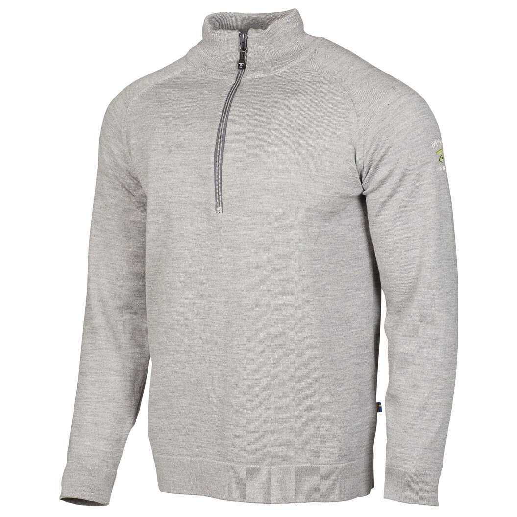 Свитер из мериноса Ivanhoe Of Sweden Jojje Half Zip, цвет Grey Marl шерстяной свитер ivanhoe of sweden hadar half zip черный