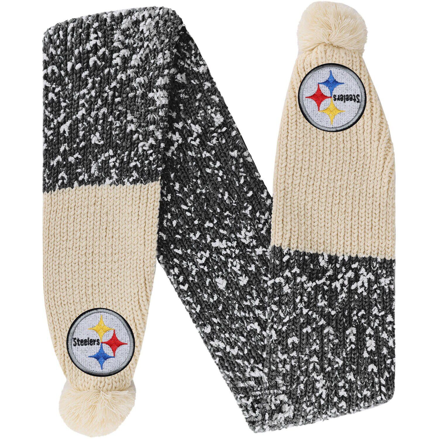 

Шарф-конфетти FOCO Pittsburgh Steelers с помпоном