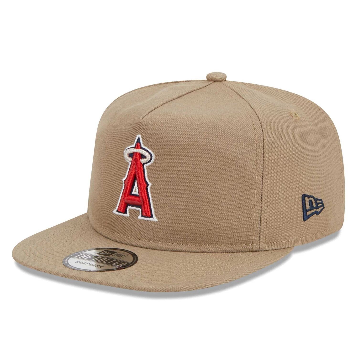 

Мужская регулируемая кепка для гольфиста New Era цвета хаки Los Angeles Angels