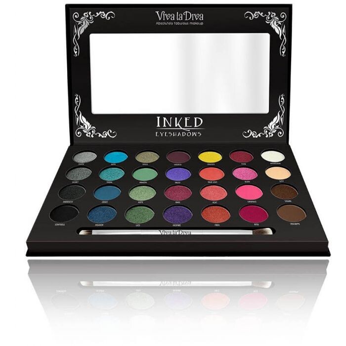

Тени для век Inked Paleta de Sombras Viva La Diva, Multicolor