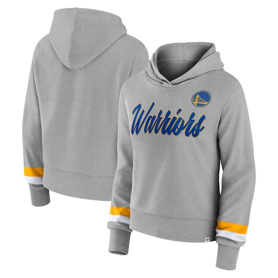 

Пуловер с капюшоном Fanatics Branded Golden State Warriors, серый