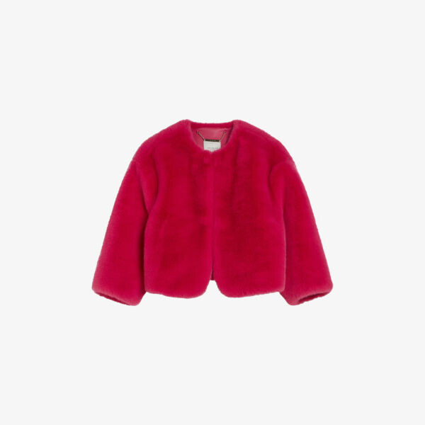 

Укороченная куртка Silina из искусственного меха Ted Baker, розовый