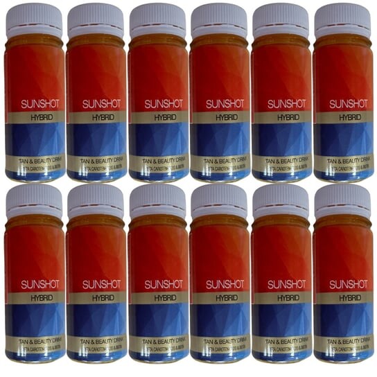 

Напитки для загара, 12 шт. Tan Beauty, Sunshot Hybrid