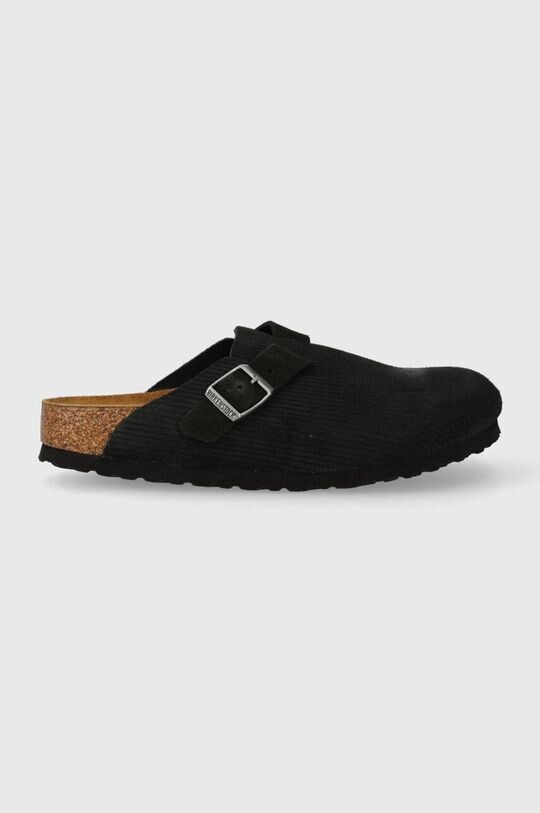 

Вельветовые замшевые тапочки Boston Birkenstock, черный