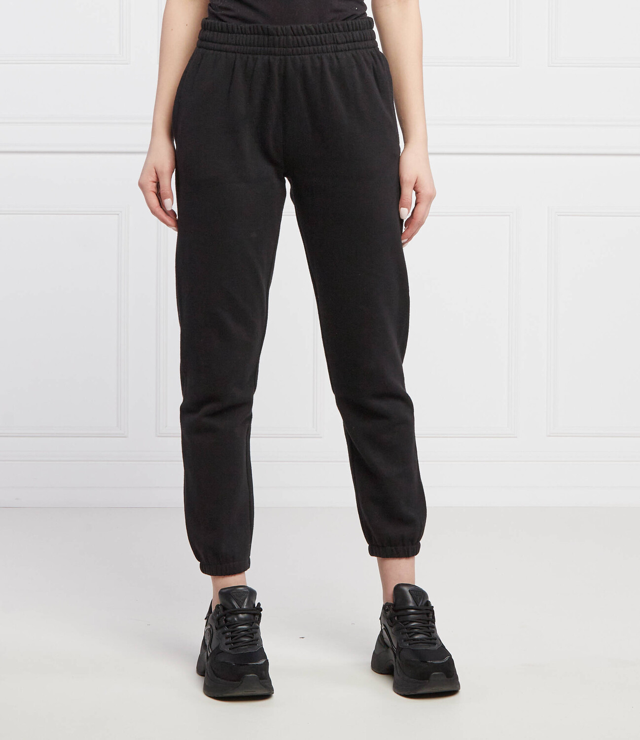 

Спортивные брюки DKNY Sport layered regular fit, черный