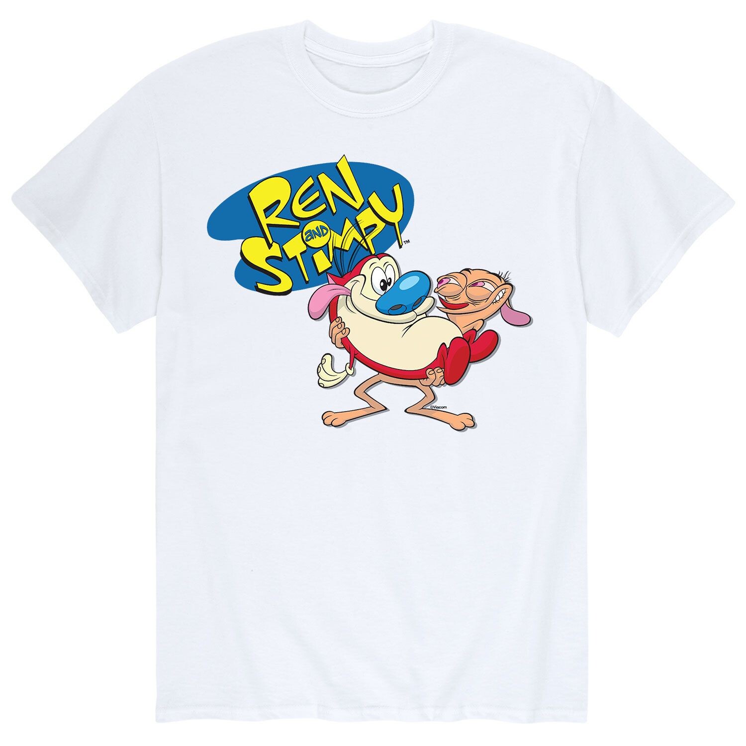 

Мужская футболка Ren & Stimpy Holding Ren Licensed Character