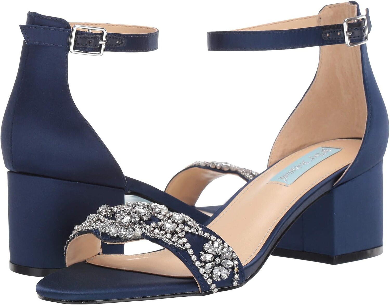 

Босоножки Mel Blue by Betsey Johnson, темно-синий