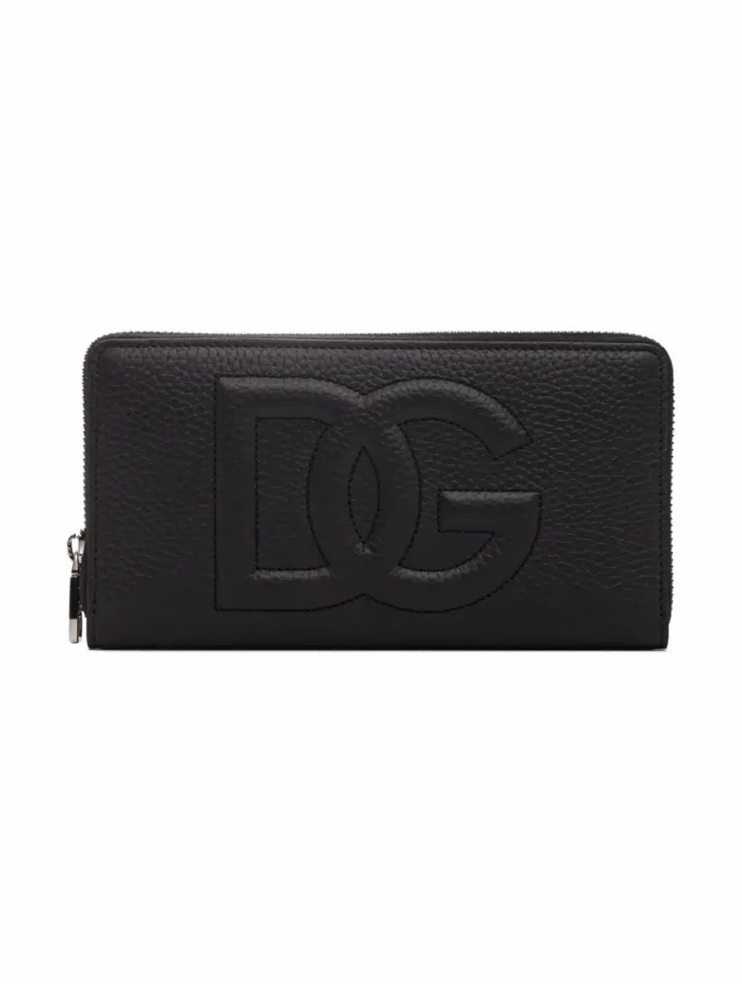 

Кожаное портмоне DG Logo Dolce&Gabbana, черный