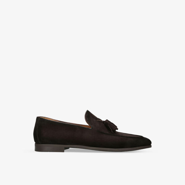 

Замшевые лоферы Burnish с кисточками Magnanni, коричневый