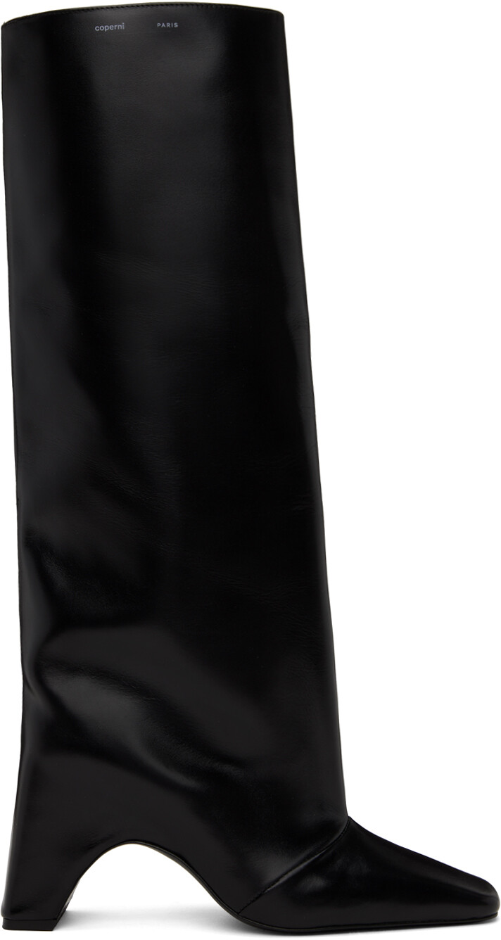 

Черные мостовые ботинки Coperni