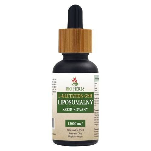 

Bio Herbs, Липосомальный восстановленный L-глутатион GSH, 30 мл