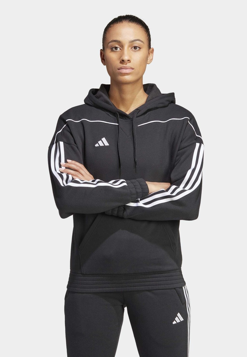 

Толстовка с капюшоном Adidas, черный