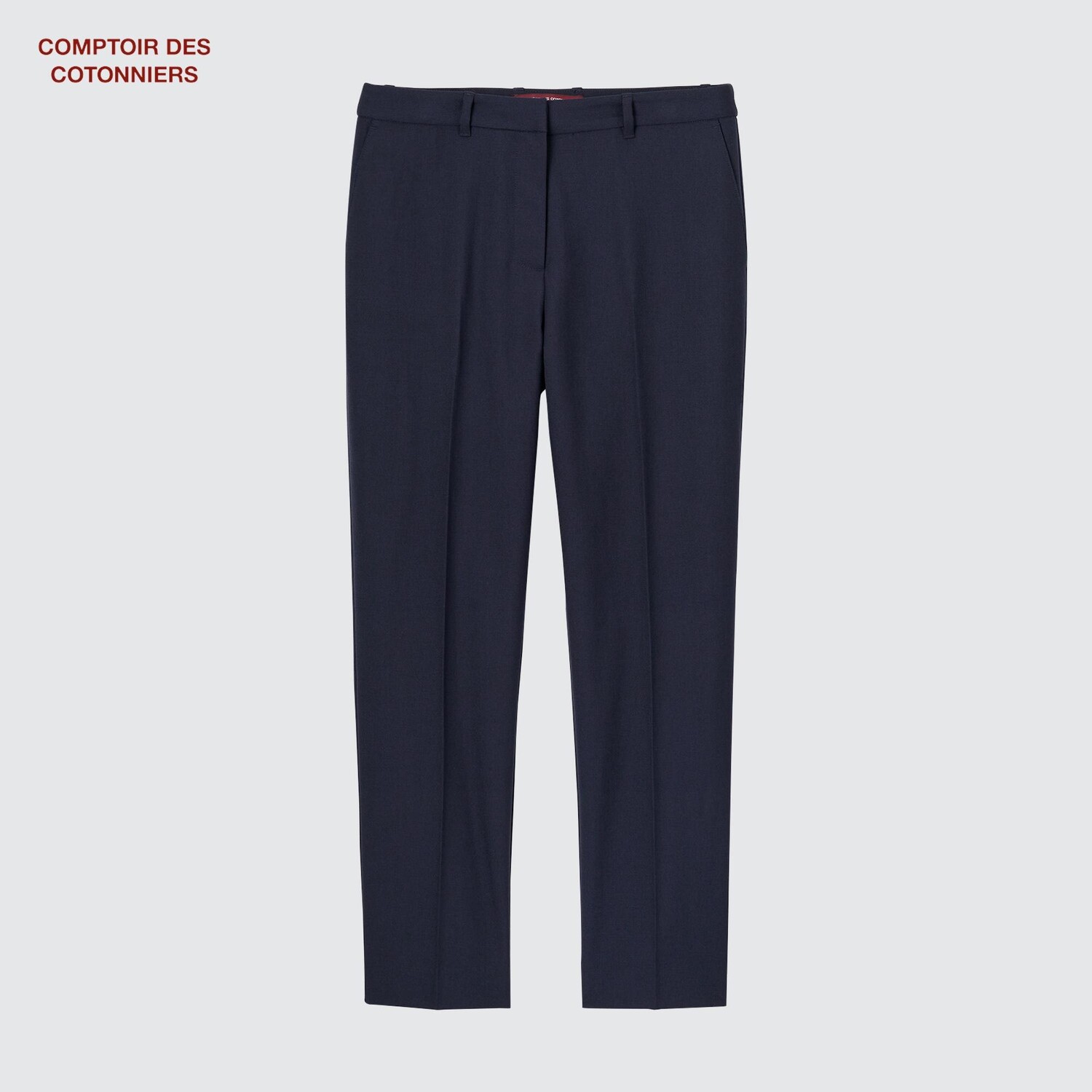 

Шерстяные брюки UNIQLO, темно-синий