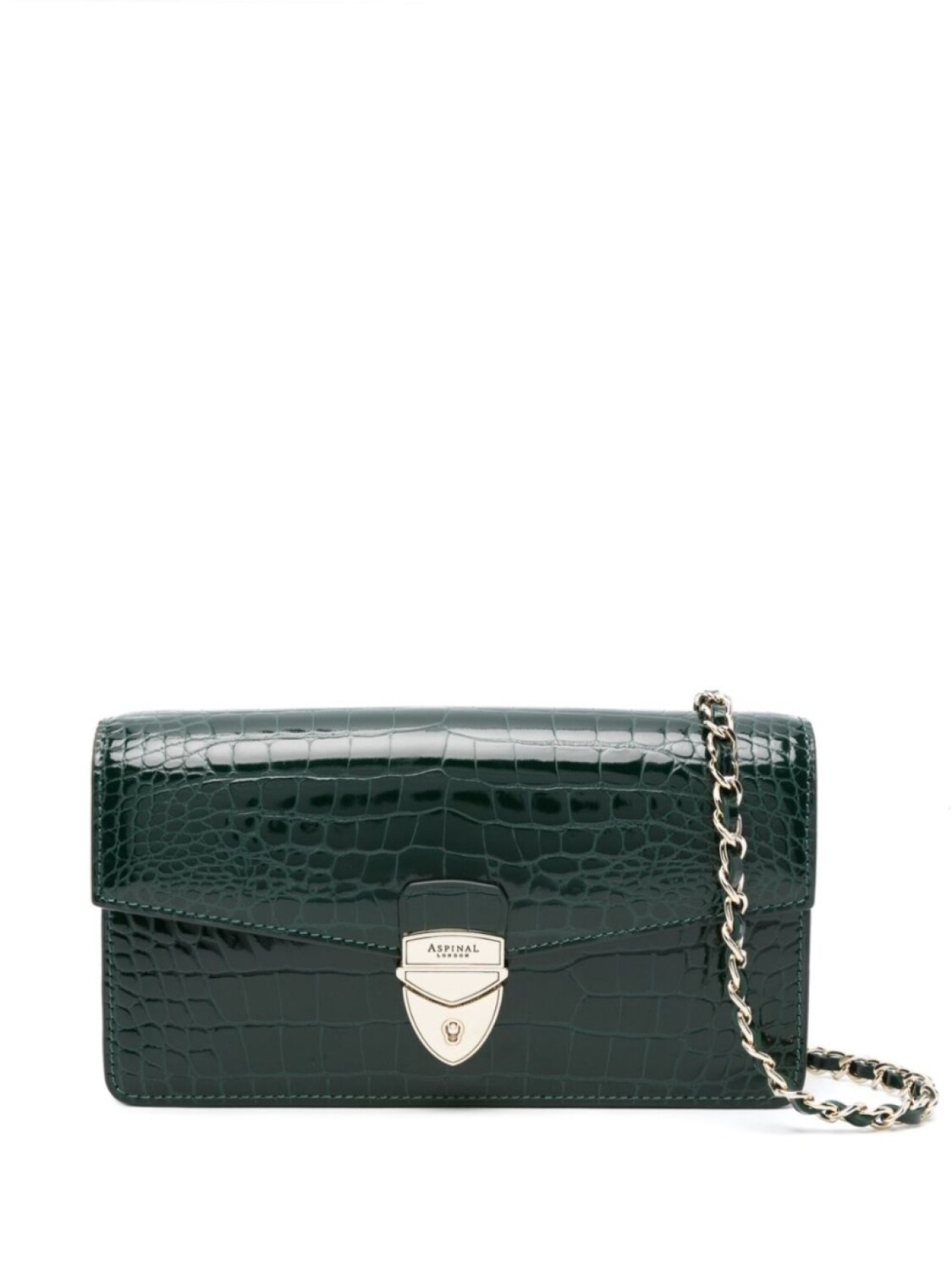 

Aspinal Of London сумка через плечо Mayfair Clutch 2, зеленый