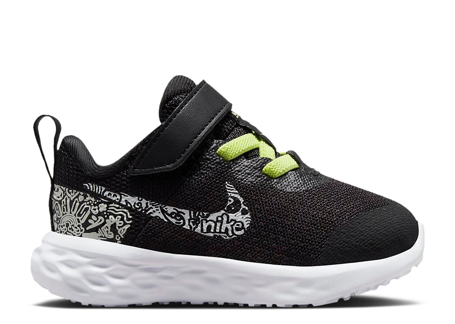 

Кроссовки Nike Revolution 6 Next Nature Jp Td 'Doodles', черный