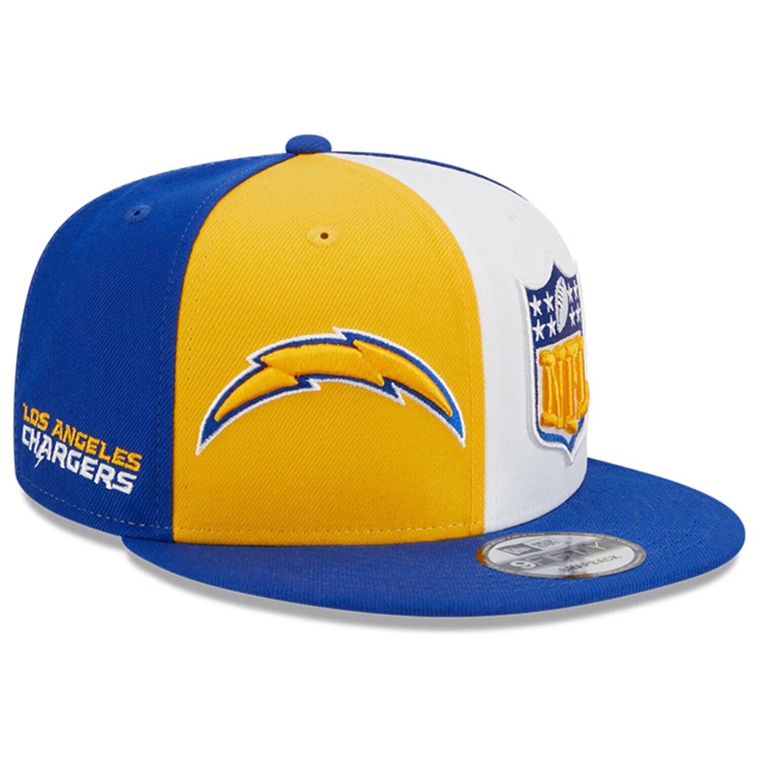 

Мужская бейсболка New Era Gold/Royal Los Angeles Chargers 2023 Sideline 9FIFTY Snapback