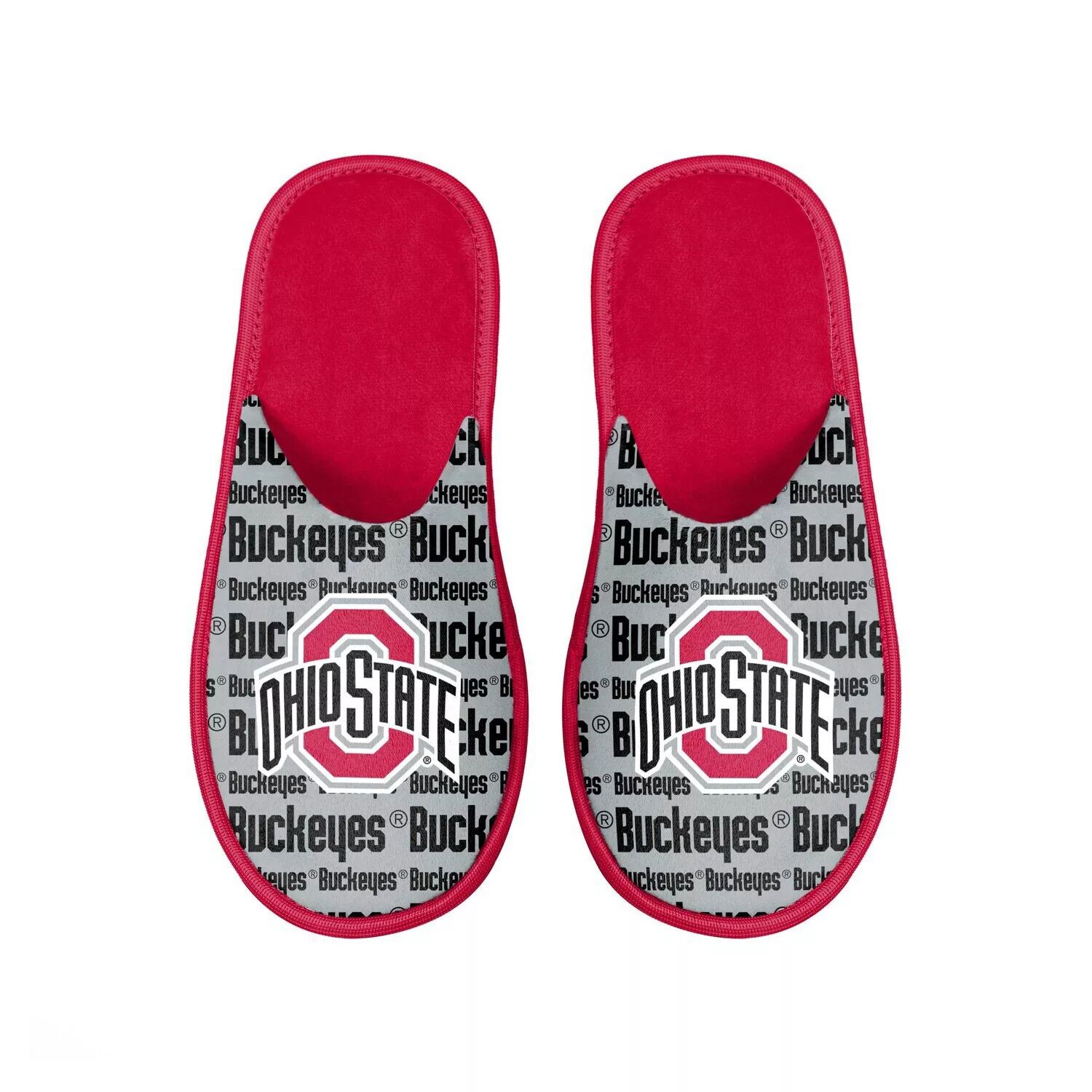 

Мужские шлепанцы с логотипом FOCO Ohio State Buckeyes Scuff