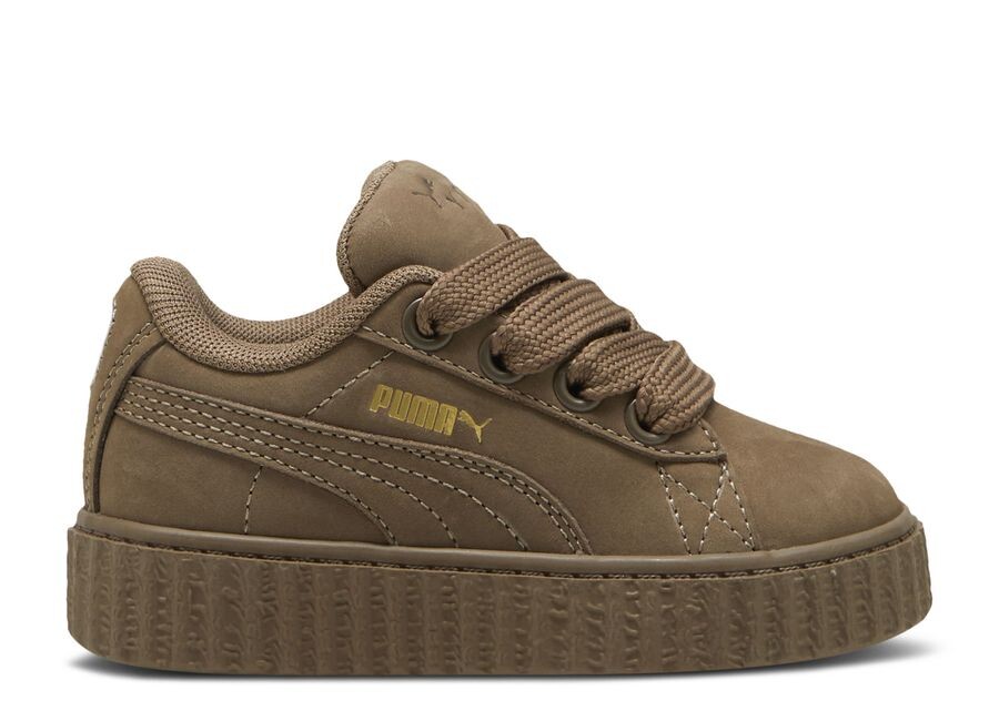 

Кроссовки Puma Fenty X Creeper Phatty Toddler 'Earth Tone Pack - Totally Taupe', коричневый