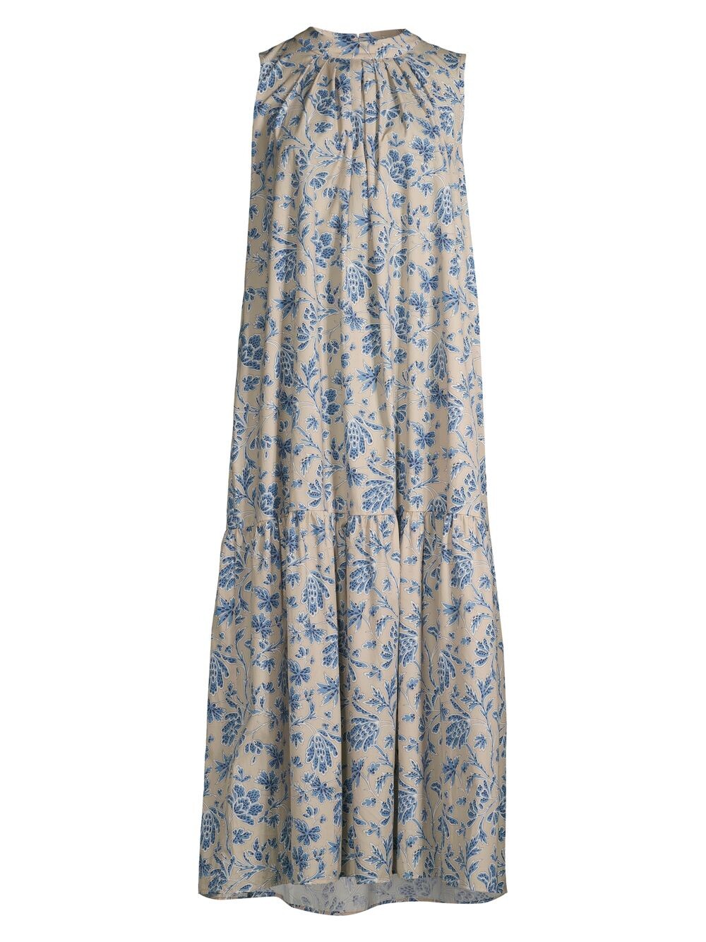 

Хлопковое платье миди прямого кроя Verdun Weekend Max Mara, слоновая кость