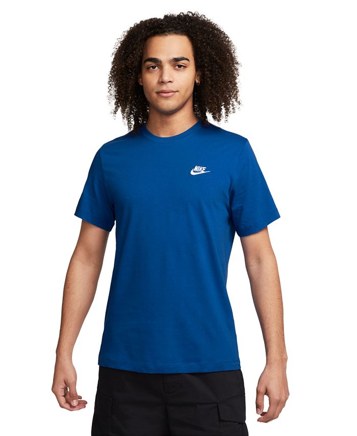 цена Мужская футболка Sportswear Club Nike, цвет Game Royal