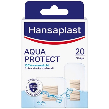 Водостойкие пластыри Hansaplast Aqua Protect, 20 полосок 100 шт партия пластыри для ран водостойкие