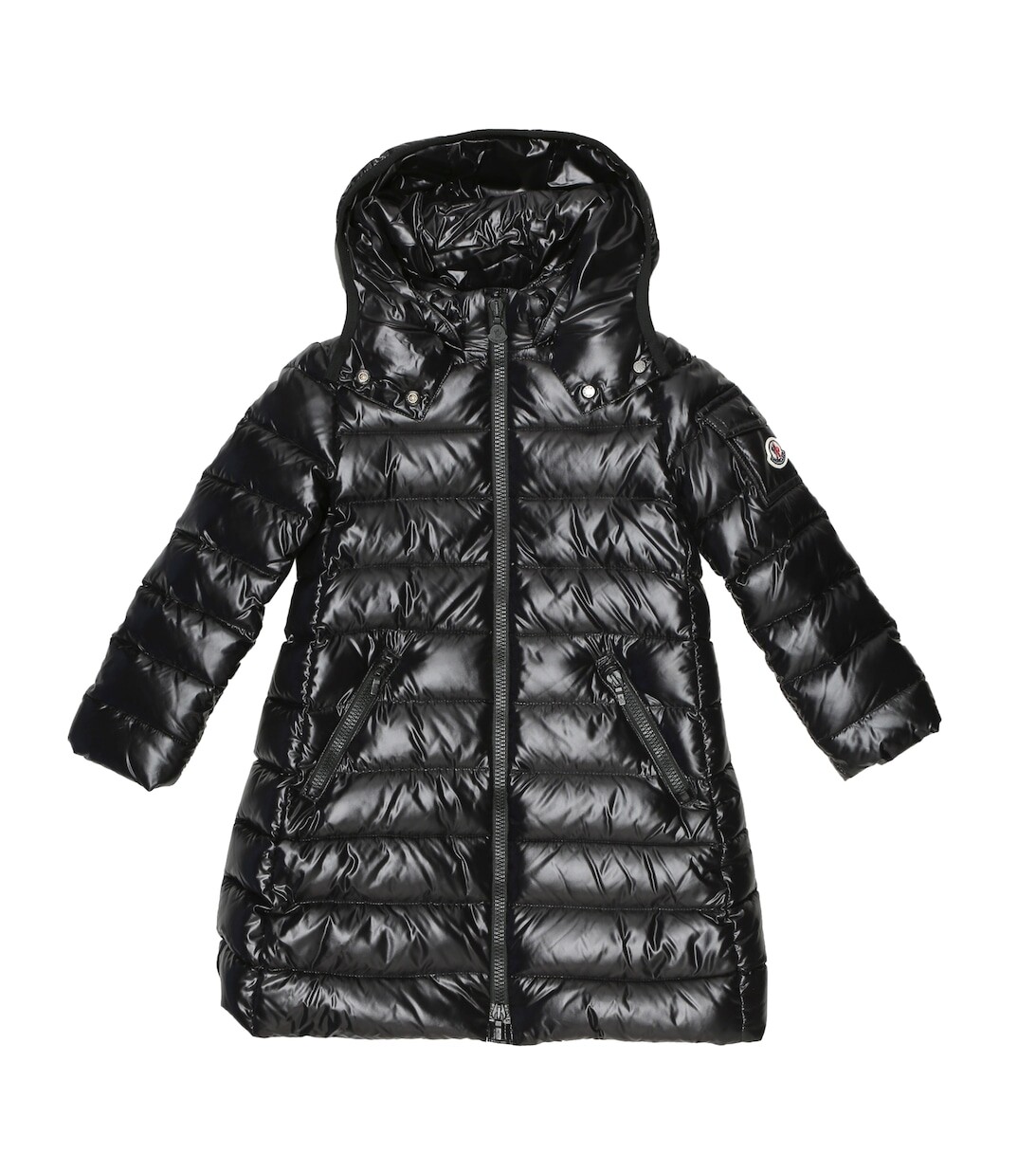 

Стеганое пуховое пальто Moka Moncler Enfant, черный